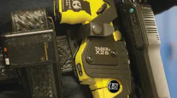 Taser On A Police Officers Bel 10895083 Taser On A Police Officers Bel 10895083