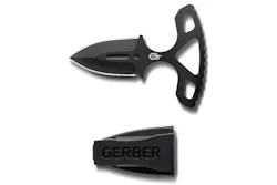 The Uppercut Punch Dagger shown out of sheath - which is easily attached to belt or boot. The Uppercut Punch Dagger shown out of sheath - which is easily attached to belt or boot.