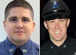 MIT Officer Sean Collier, left, and MBTA Officer Richard Donohue MIT Officer Sean Collier, left, and MBTA Officer Richard Donohue