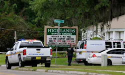 Police gather at the Highlands Baptist Church in Jacksonville, Fla. on June 22 where authorities said the body of 8-year-old Charish Perriwinkle was found. Police gather at the Highlands Baptist Church in Jacksonville, Fla. on June 22 where authorities said the body of 8-year-old Charish Perriwinkle was found.