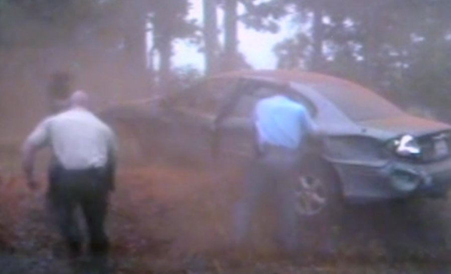 Multiple L.E. agencies chased down Samantha Nicole Barrett, who allegedly abducted an 8-month-old who was siting in the back on the vehicle.