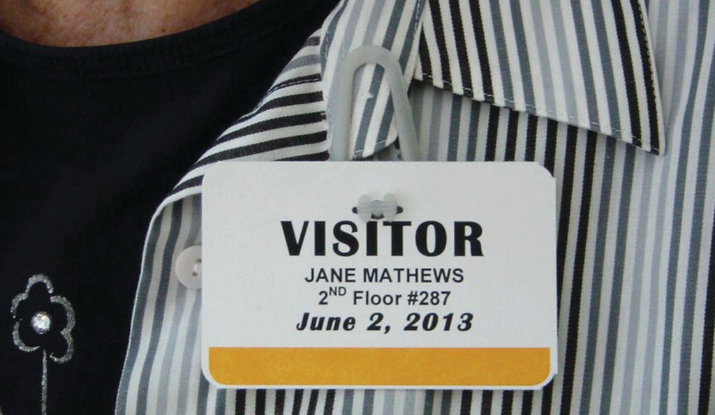 Clip On Easy To Use Visitor Ba 11312660