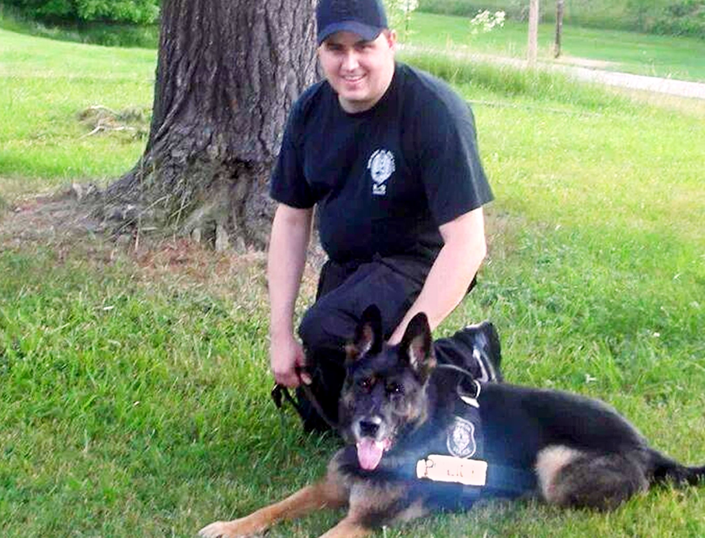 Pittsburgh Police K-9 Officer Rocco and Officer Phil Lerza