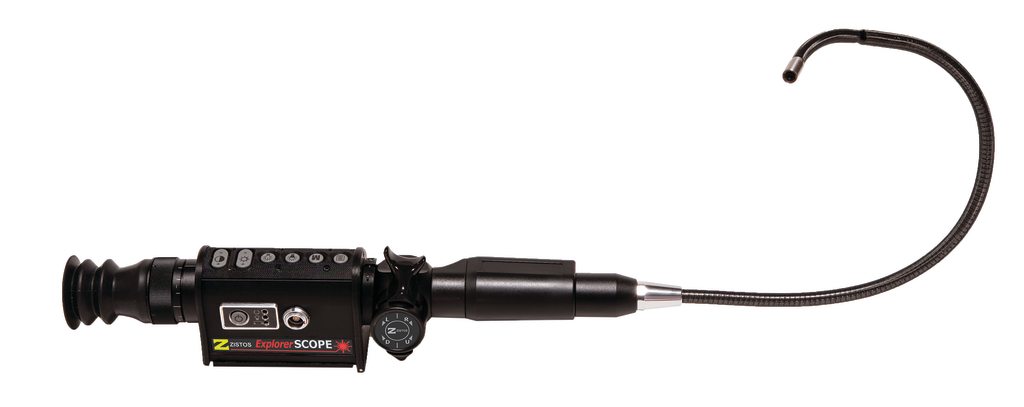 Zistos' ExplorerSCOPE is a 9mm diameter videoscope that allows an inspector to make a complete visual assessment of the interior of shipping containers, trailers and other cargo vessels without opening doors or hatches. (