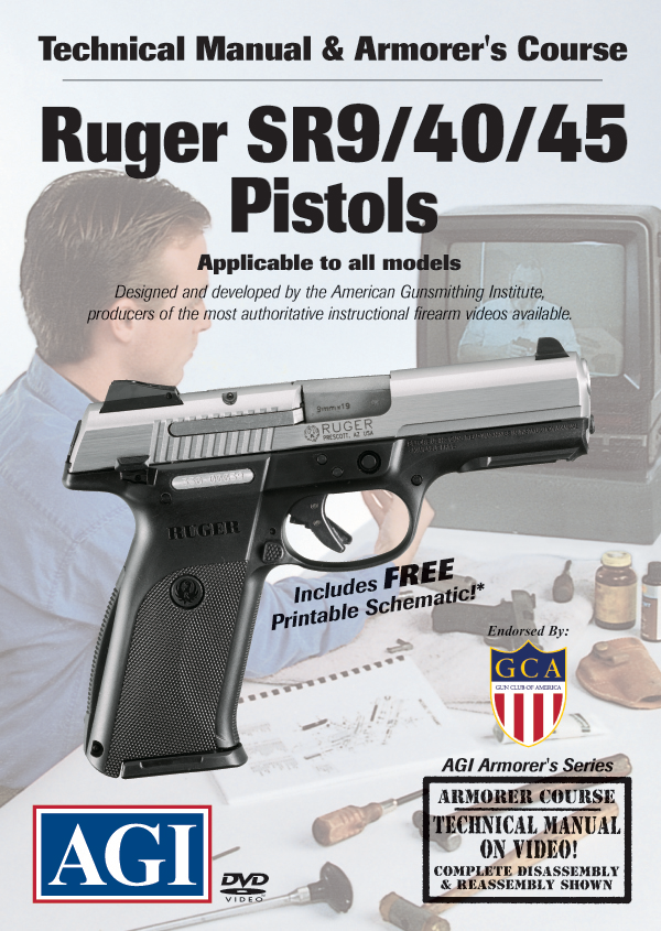 1534 Armorers Course Ruger Sr9 40 45 Pistols
