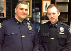 Officer Michael Konatsotis, left, and Officer David Roussine Officer Michael Konatsotis, left, and Officer David Roussine