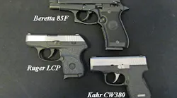 The Beretta 85F, Ruger LCP and Kahr CW380. Good off-duty guns? The Beretta 85F, Ruger LCP and Kahr CW380. Good off-duty guns?