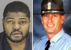 Gregory Favors, left, and Trooper Chadwick LeCroy Gregory Favors, left, and Trooper Chadwick LeCroy