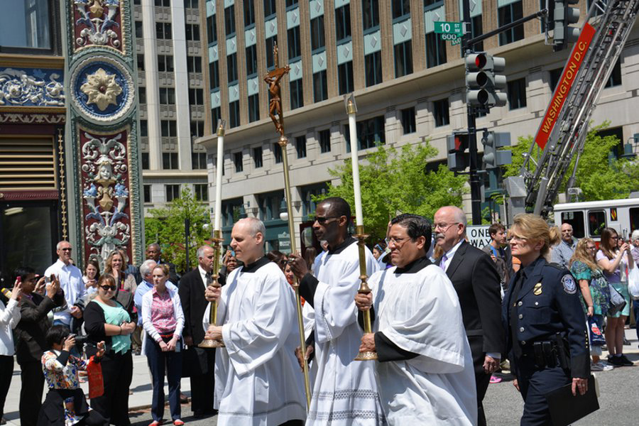 The 20th Annual Blue Mass was held on May 6 as law enforcement officers gathered at St.Patrick's Catholic Church in Washington, D.C.