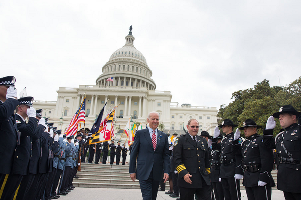 The 33rd Annual National Peace Officers' Memorial Service was held Thursday morning on the West Front of the United States Capitol in Washington, D.C.