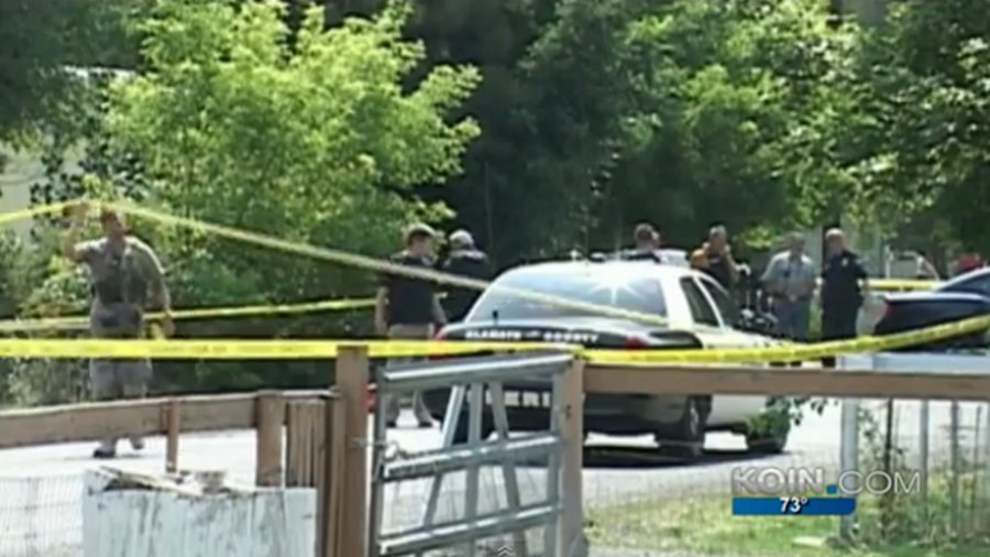 A Klamath County deputy was struck in the face and side during a traffic stop Wednesday morning.