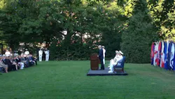 More than 2,000 people were in attendance at a memorial service Tuesday morning to mark the one-year anniversary of the Washington Navy Yard shooting that left 12 people dead. More than 2,000 people were in attendance at a memorial service Tuesday morning to mark the one-year anniversary of the Washington Navy Yard shooting that left 12 people dead.