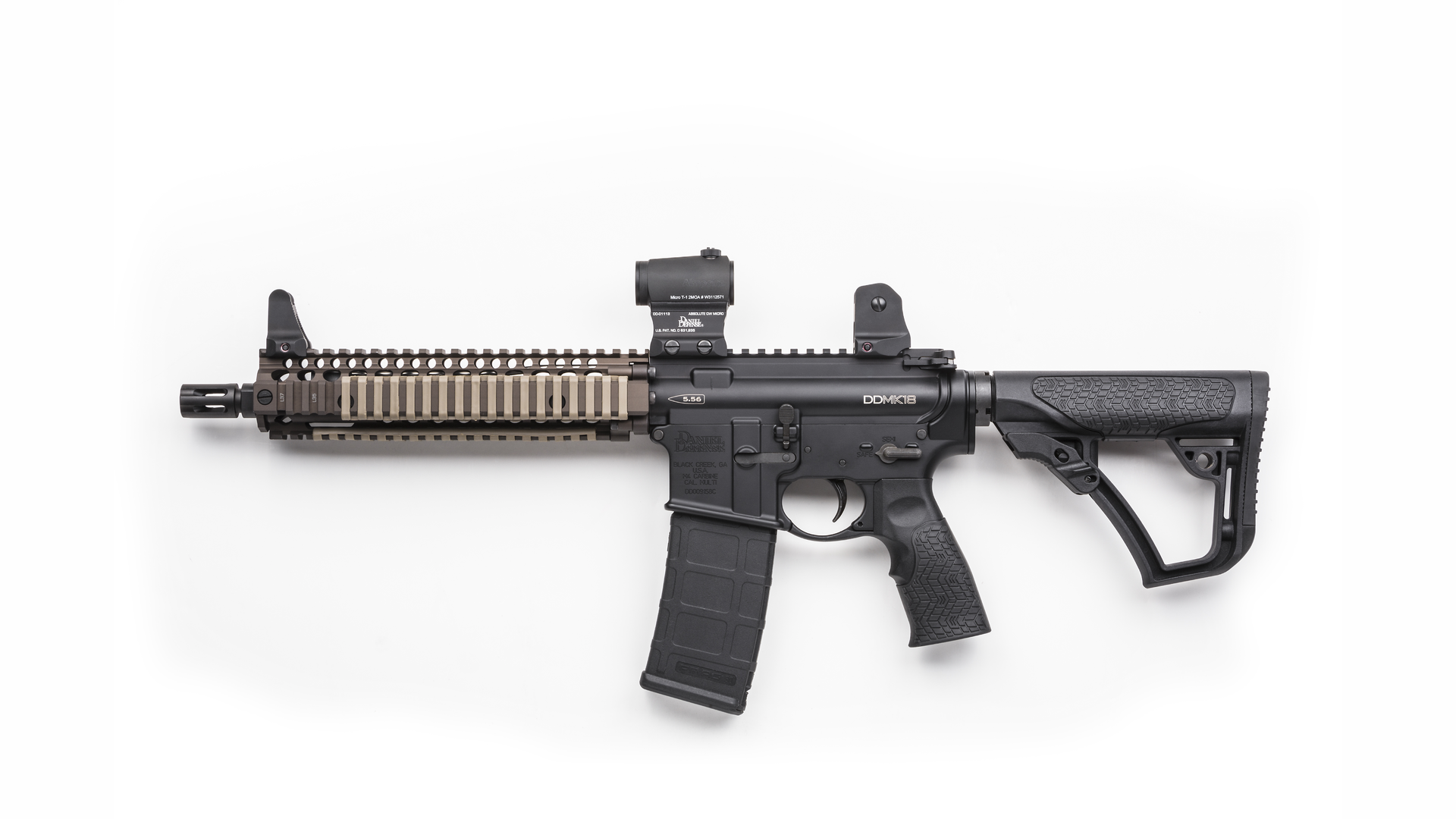 03 045 14131 Aimpoint Micro Mount Lower Third Abs Co With Spacer Sight Mk18 Left 54809ea17d8aa