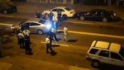 NYPD officers pursuing a shooting suspect shot and wounded the man after police said he turned and fired 'multiple' shots at them. NYPD officers pursuing a shooting suspect shot and wounded the man after police said he turned and fired 'multiple' shots at them.
