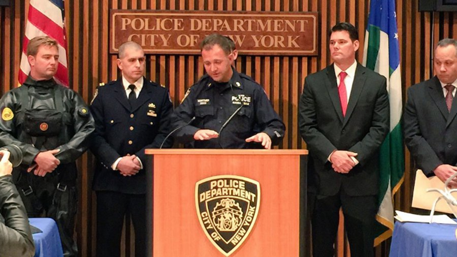 NYPD Detective John Mortimer talks about recovering the gun linked to the killing of Officer Randolph Holder last week.