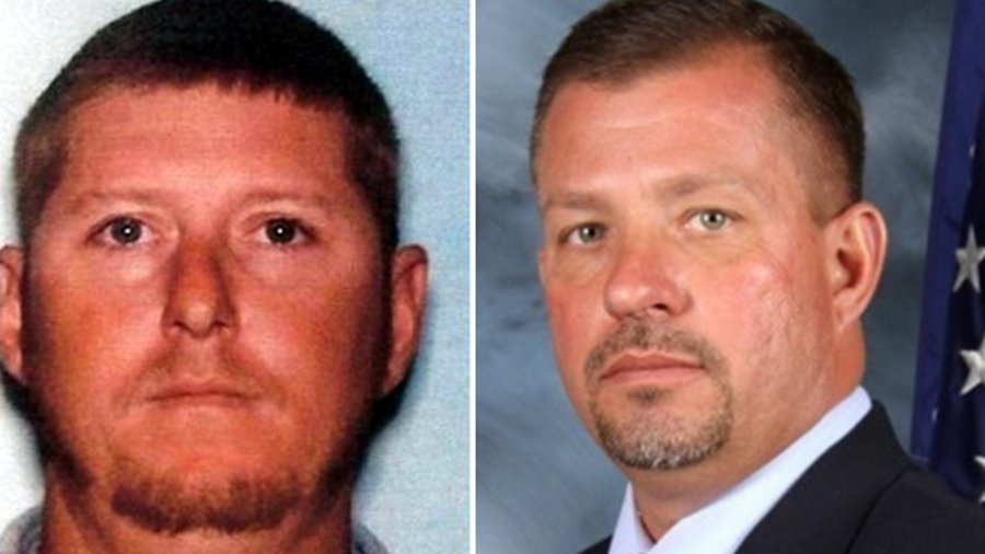 Jim Lowery, left, and Montgomery County Sheriff Ladson O'Connor