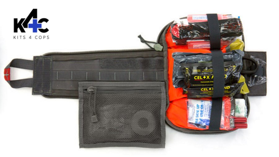 Kits 4 Cops is a partnership between MyMedic, The Fraternal Order of Police, and The G&Uuml;D Foundation.