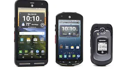 Kyocera’s Duraforce XD (first) and Dura Xe (last) Kyocera’s Duraforce XD (first) and Dura Xe (last)