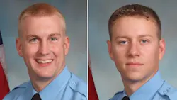 Officers David McKeown, left, and Jesse Hempen Officers David McKeown, left, and Jesse Hempen