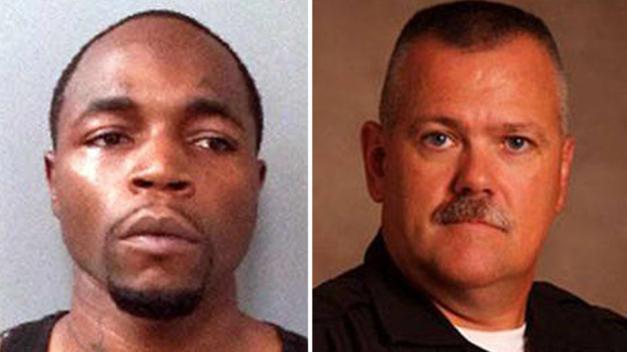 George Lowdins, left, and Sgt. Ricky Benoit