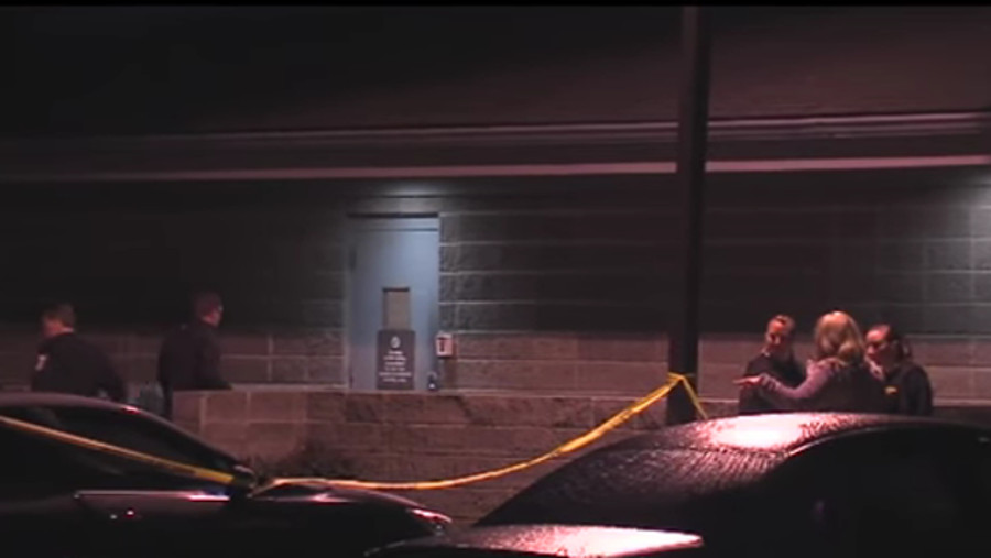 An Indianapolis police station was shot at Thursday night, less than two weeks after someone opened fire on another police station in the city.