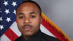 Officer Terrance McBride was shot in the shoulder early Tuesday morning and the suspected gunman was found dead of an self-inflicted gunshot wound. Officer Terrance McBride was shot in the shoulder early Tuesday morning and the suspected gunman was found dead of an self-inflicted gunshot wound.