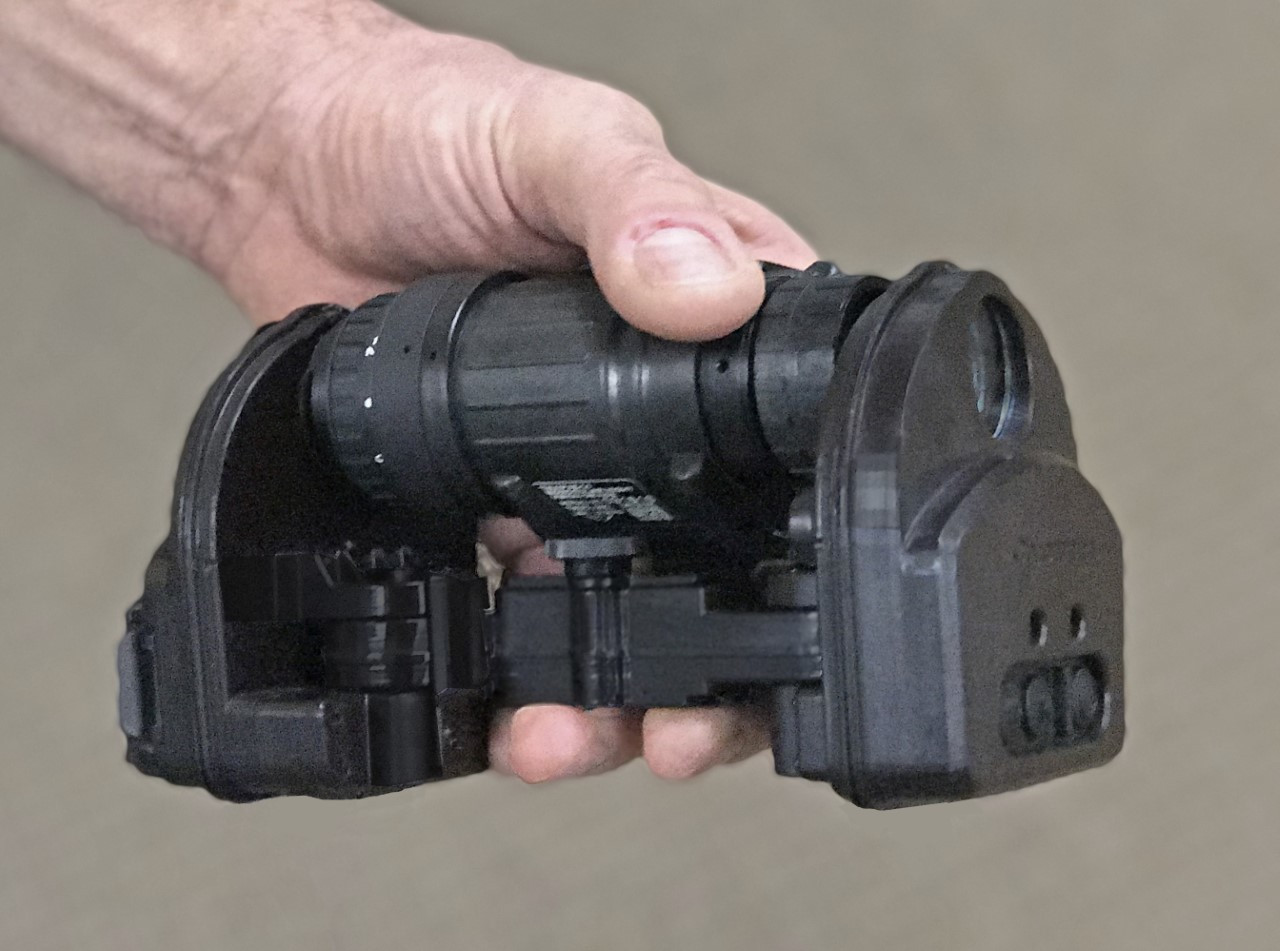The ColorTAC CVA-14 easily clips on to any existing PVS-14 product pictured may not represent final production version.