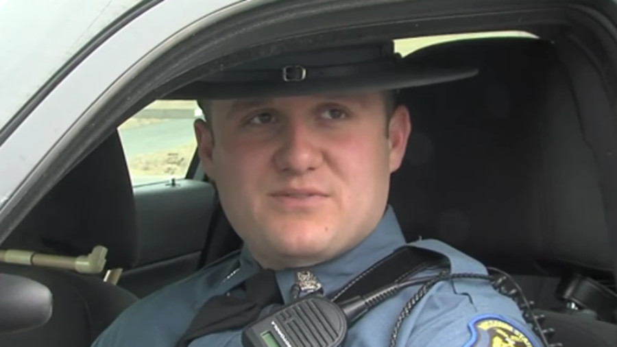Missouri Highway Patrol Trooper Beau Ryun is thankful for Good Samaritans who stepped in to help as he was in a struggle with a suspect Tuesday afternoon.