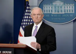 U.S. Attorney General Jeff Sessions speaks during the Daily Briefing at the White House on March 27 in Washington, D.C. U.S. Attorney General Jeff Sessions speaks during the Daily Briefing at the White House on March 27 in Washington, D.C.
