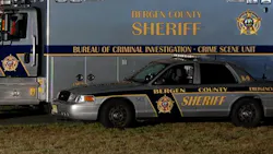 More than two dozen officers with the Bergen County Bureau of Police Services turned in their badges Monday after being laid off. More than two dozen officers with the Bergen County Bureau of Police Services turned in their badges Monday after being laid off.