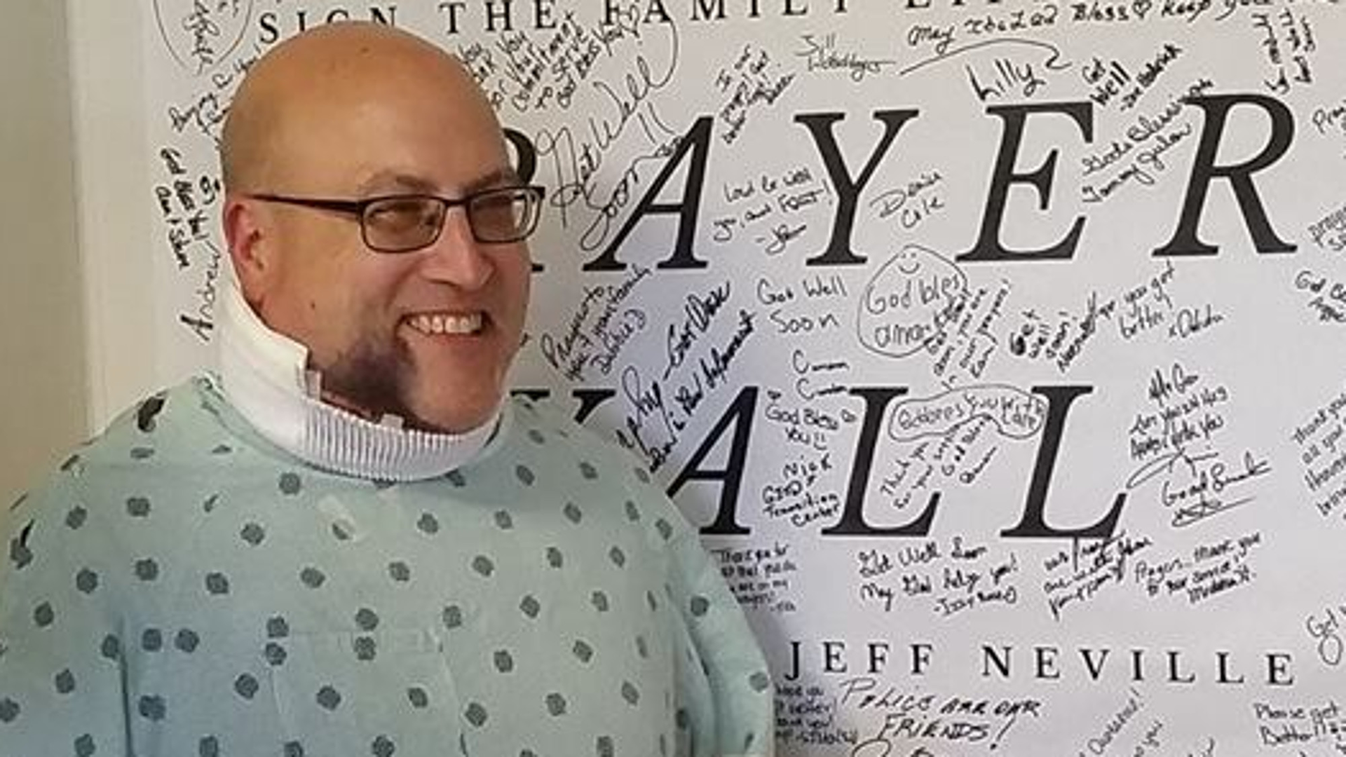 Bishop International Airport Police Lt. Jeff Neville, who was stabbed in the neck during a terrorist attack last week, has been released from the hospital.
