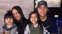 LAPD Officer Matthew Medina and his family. LAPD Officer Matthew Medina and his family.