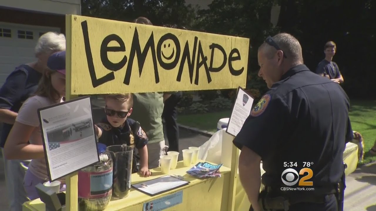 Boy's Lemonade Stand Gives Back to Families of Fallen Officers