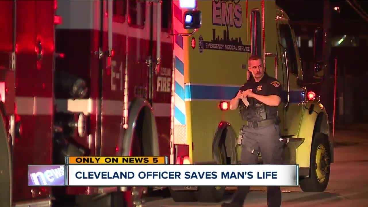 Cleveland Police Officer and Pre-Med Student Saves Man's Life | Officer