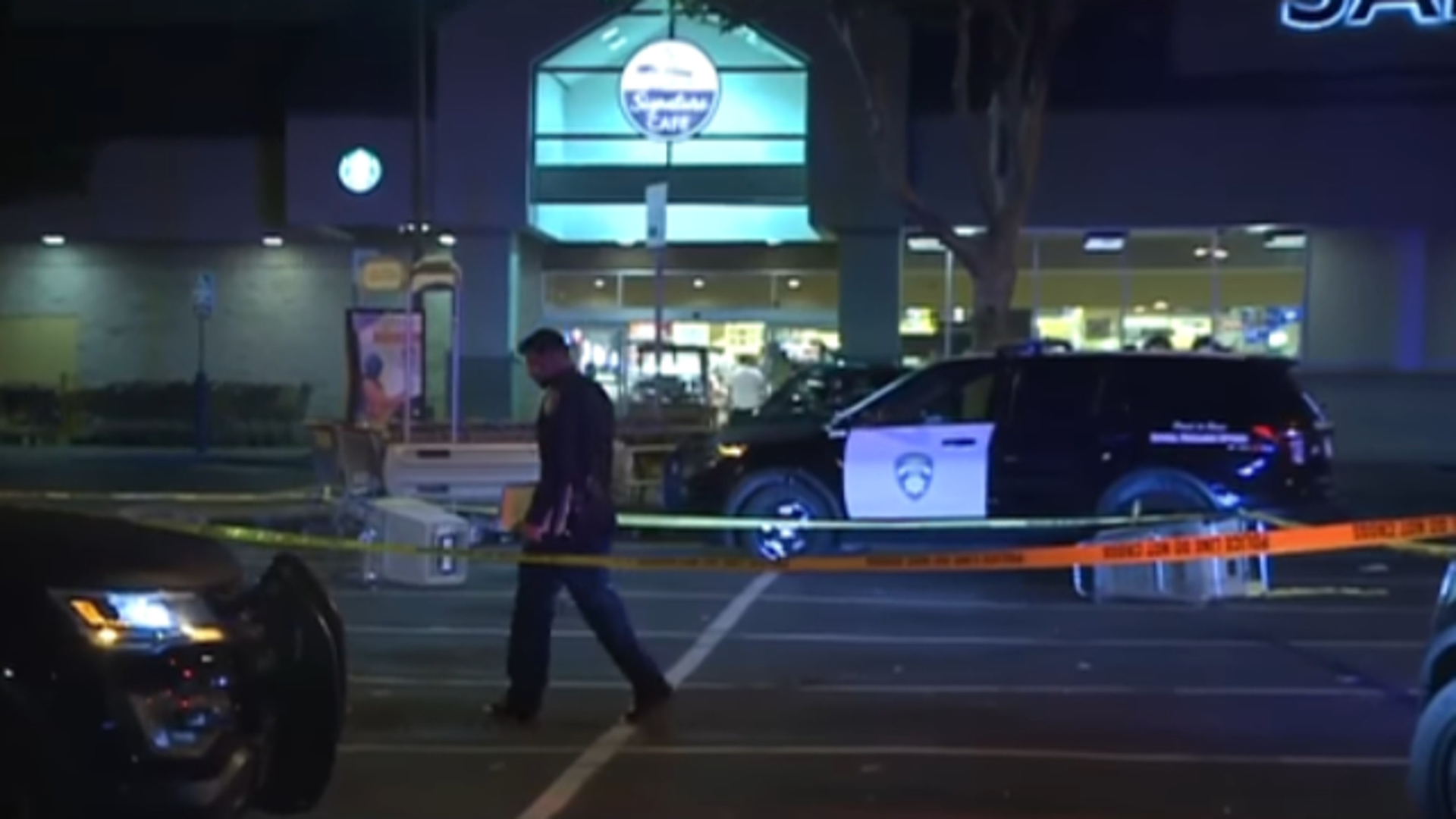 A theft suspect has been arrested in a vehicle assault on two police officers Sunday night.