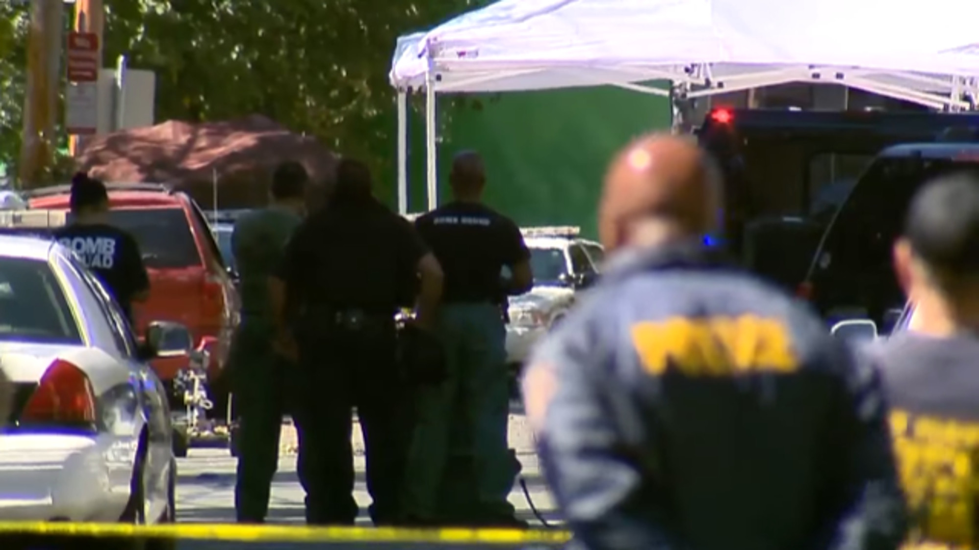 New Haven police on Saturday shot and injured a 51-year-old man after an hours-long standoff at his house that began when he shot his wife and then two responding officers.