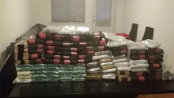 In raids conducted between Aug. 1 and Sept. 5, investigators seized more than 140 pounds of pure fentanyl, as well as 75 pounds of fentanyl mixed with heroin. Large amounts of heroin and cocaine were also seized in the raids. In raids conducted between Aug. 1 and Sept. 5, investigators seized more than 140 pounds of pure fentanyl, as well as 75 pounds of fentanyl mixed with heroin. Large amounts of heroin and cocaine were also seized in the raids.