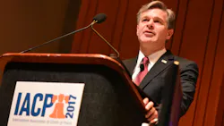 FBI Director Christopher Wray speaks at IACP 2017 in Philadelphia Sunday, Oct. 22. FBI Director Christopher Wray speaks at IACP 2017 in Philadelphia Sunday, Oct. 22.