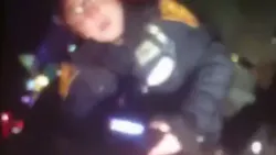 A Bridgeport police officer, under fire after a video was made public showing her repeatedly punching a black teenager following a minor traffic accident Friday night, is defending her actions. A Bridgeport police officer, under fire after a video was made public showing her repeatedly punching a black teenager following a minor traffic accident Friday night, is defending her actions.
