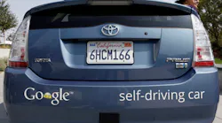 A driverless car is on display at Google Headquarters in Mountain View, Calif., on September 25, 2012. A driverless car is on display at Google Headquarters in Mountain View, Calif., on September 25, 2012.