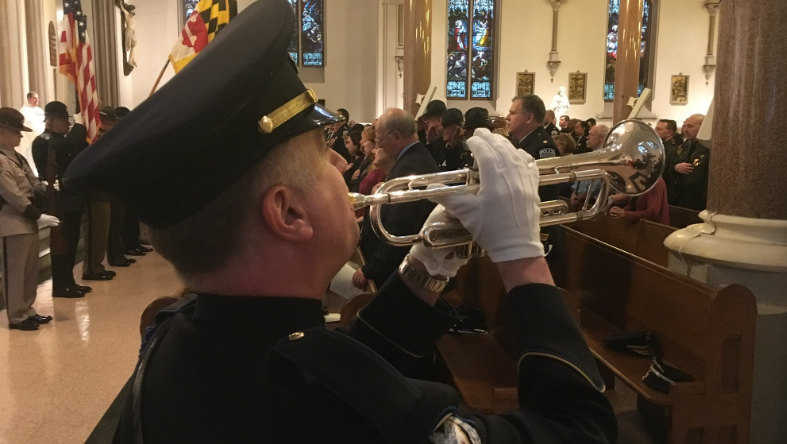 The Catholic Archdiocese of Washington, which hosted the event led by Cardinal Donald Wuerl at St. Patrick's Catholic Church on Tuesday, paid tribute the 129 law enforcement officers who died in the line of duty in 2017