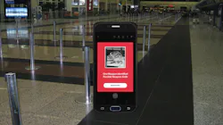 A representation of SWORD detecting a weapon in a backpack. SWORD can identify a wide array of hidden threats by comparing incoming data to a comprehensive database that Sentinel Technologies maintains of all known weapons and explosives currently in circulation. Here the scanner identifies a weapon and suggests that it could be a knife. A representation of SWORD detecting a weapon in a backpack. SWORD can identify a wide array of hidden threats by comparing incoming data to a comprehensive database that Sentinel Technologies maintains of all known weapons and explosives currently in circulation. Here the scanner identifies a weapon and suggests that it could be a knife.