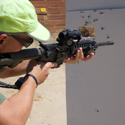 Offset is something one needs to know about when using optics. It can be learned on the range simply by having officers shoot through apertures in barricades. Or, it can be learned the hard way by having them shoot around their own patrol cars. The cars with the heat divots and holes in the hoods are the ones from officers who didn’t take offset into account. Remember, the bullet does not leave the muzzle at the same plane as the sighting plane. Offset is something one needs to know about when using optics. It can be learned on the range simply by having officers shoot through apertures in barricades. Or, it can be learned the hard way by having them shoot around their own patrol cars. The cars with the heat divots and holes in the hoods are the ones from officers who didn’t take offset into account. Remember, the bullet does not leave the muzzle at the same plane as the sighting plane.