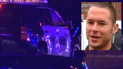 Kent Police Officer Diego Moreno, who was deploying spike strips during a pursuit, was killed when he was struck by a patrol car early Sunday morning. Kent Police Officer Diego Moreno, who was deploying spike strips during a pursuit, was killed when he was struck by a patrol car early Sunday morning.