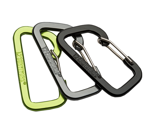 12 Survivors Carabiners 5bd22357758e7
