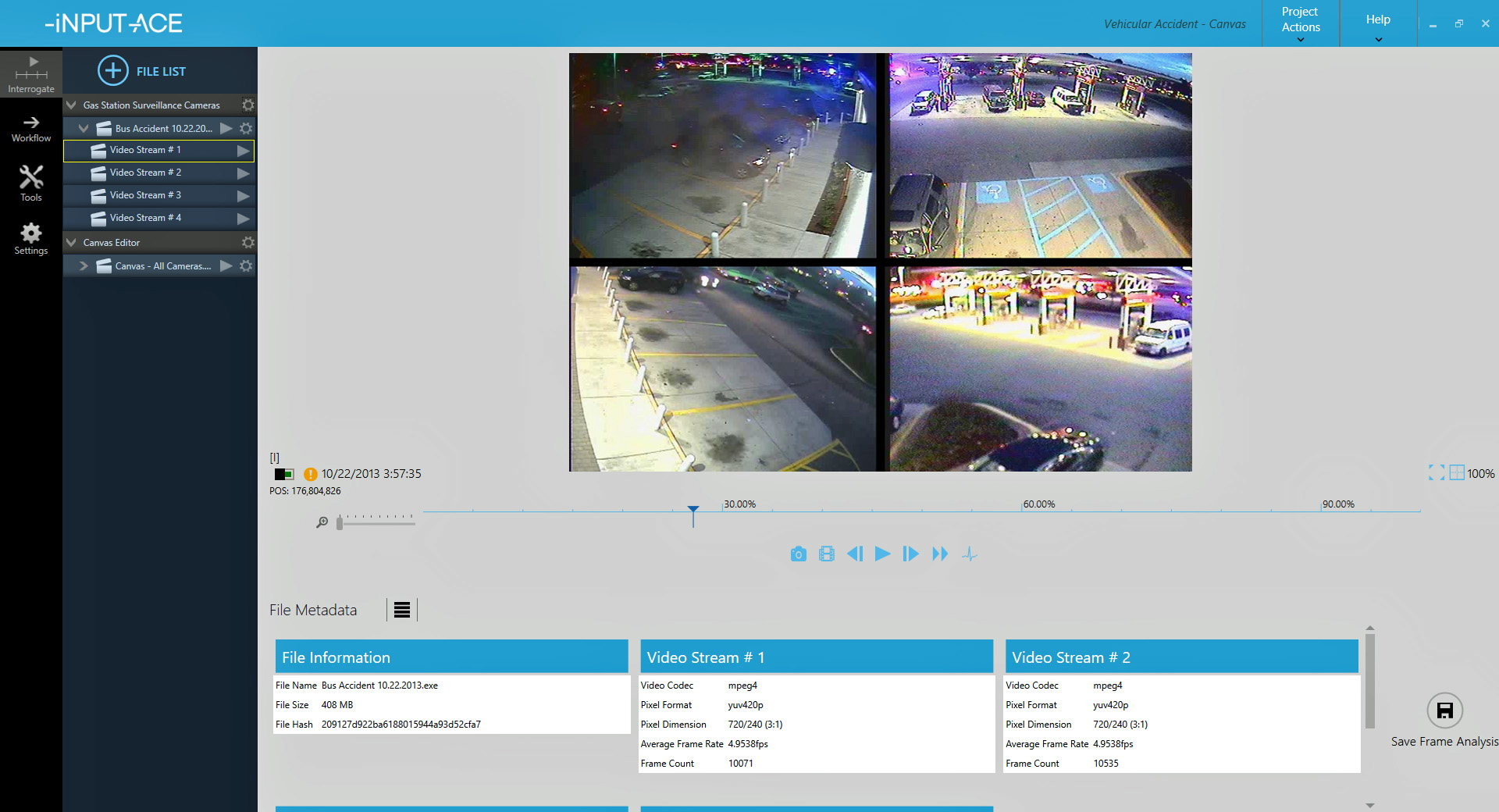 iNPUT-ACE Video Investigation Software