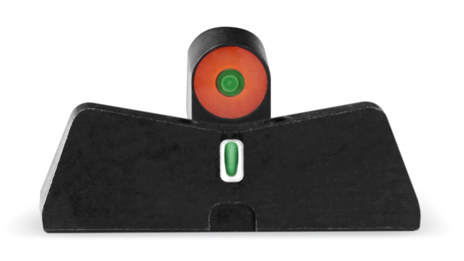 The XS Sights DXT2 Big Dot Night Sights come in yellow and orange (seen here in bright light).