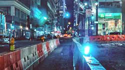 The NOMAD Now on a barrier in New York. The NOMAD Now on a barrier in New York.