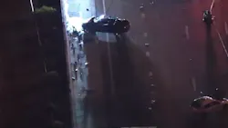 Salt River Police Officer Clayton Townsend had stopped a vehicle and was standing on the shoulder of the Loop 101 Tuesday evening when he was hit by a passing vehicle. Salt River Police Officer Clayton Townsend had stopped a vehicle and was standing on the shoulder of the Loop 101 Tuesday evening when he was hit by a passing vehicle.