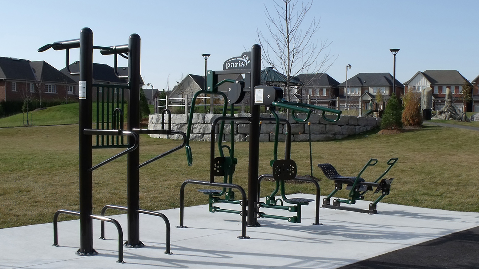 Outdoor Fitness Equipment From Paris Site Furnishings